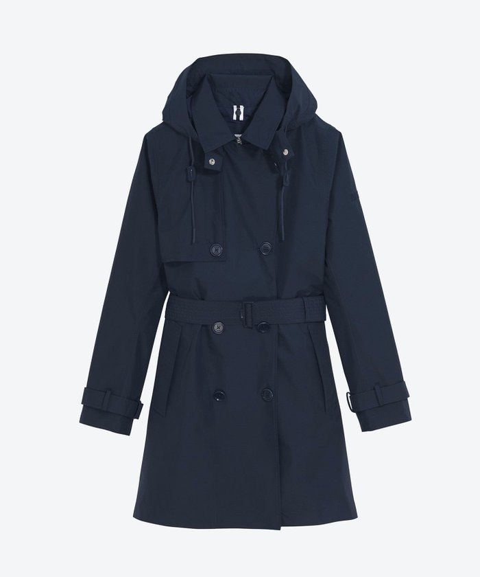 【エーグル/AIGLE】のGORE-TEX ゴアテックス 防水 防風 透湿 2WAY ミドル丈トレンチコート フード取り外し可 インテリア・キッズ・メンズ・レディースファッション・服の通販 founy(ファニー) https://founy.com/ ファッション Fashion レディースファッション WOMEN アウター Coat Outerwear コート Coats トレンチコート Trench Coats ショート Short フィット Fit ベーシック Basic ミドル Middle レギュラー Regular |ID: prp329100004557800 ipo3291000000032219024