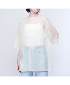 【ユナイテッドアローズ/UNITED ARROWS】のAEWEN MATOPH オーガンジー ビッグT ブラウス 人気、トレンドファッション・服の通販 founy(ファニー) ファッション Fashion レディースファッション Fashion for Women トップス・カットソー Cut & Sew Tops シャツ・ブラウス・オフィスカジュアル Elegant Blouses & Button-Ups おすすめ Recommended / Our Picks インナー Innerwear オーガンジー Organza Fabric シアー Sheer, See-Through ビッグ Big, Oversized ワイド Wide, Wide Fit |ID:prp329100004557806
