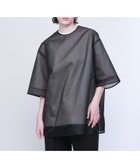 【ユナイテッドアローズ/UNITED ARROWS】のAEWEN MATOPH オーガンジー ビッグT ブラウス BLACK|ID:prp329100004557806