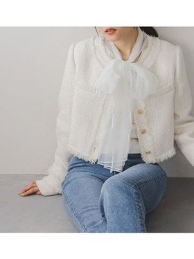 【スナイデル/SNIDEL】 ツイードジャケット人気、トレンドファッション・服の通販 founy(ファニー) ファッション Fashion レディースファッション Fashion for Women アウター Coat / Outerwear Collection レディースジャケット・軽アウター Jackets イエロー Yellow ウェーブ Wavy Pattern オレンジ Orange ジャケット Jacket, Outerwear スパンコール Sequins, Sequin Embellishment スマート Smart, Elegant ツイード Twill, Twill Weave 人気 Popular, Best Seller フリンジ Fringe, Tassel ミックス Mix, Mixed Style リボン Ribbon, Bow おすすめ Recommended / Our Picks |ID:prp329100004557852