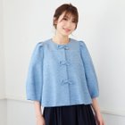 【ローズティアラ/Rose Tiara】のフロントリボンノーカラージャケット 人気、トレンドファッション・服の通販 founy(ファニー) ファッション Fashion レディースファッション Fashion for Women アウター Coat / Outerwear Collection レディースジャケット・軽アウター Jackets ノーカラージャケット / シンプル上品コーデ Collarless Jackets ジャケット Jacket, Outerwear ポケット Pocket, Pocket Detail リボン Ribbon, Bow 夏 Summer thumbnail ライトブルー|ID: prp329100004557864 ipo3291000000032748457