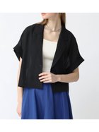 【ラシュッド/LASUD】のアサミビエラショートジャケット ブラック|ID: prp329100004557867 ipo3291000000032449428