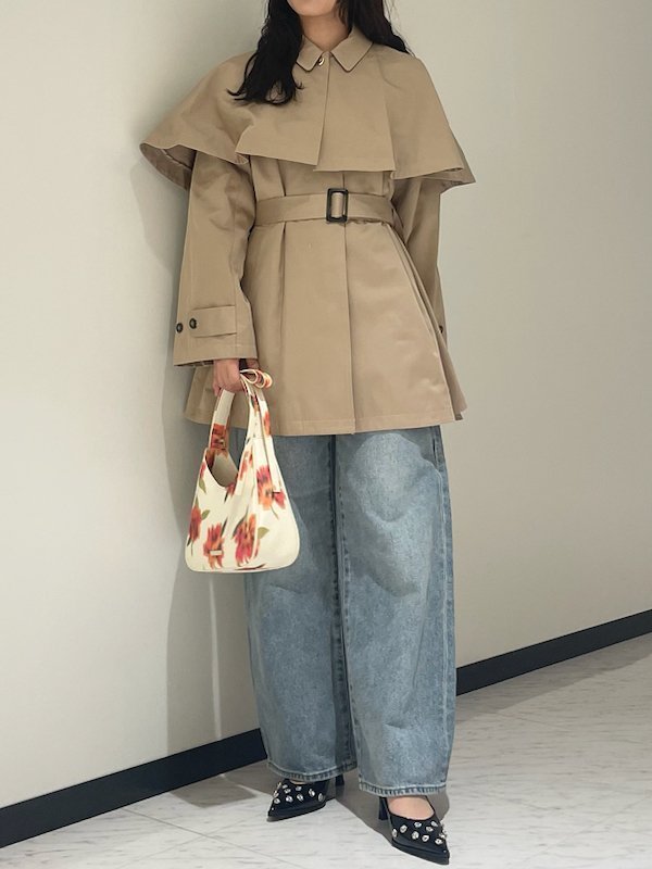 【リリーブラウン/Lily Brown】の3wayケープコート インテリア・キッズ・メンズ・レディースファッション・服の通販 founy(ファニー) https://founy.com/ ファッション Fashion レディースファッション Ladies' Fashion Online アウター Coat Outerwear コート Coats シンプル Simple チェック Check エレガント 上品 Elegant 春 Spring |ID: prp329100004557873 ipo3291000000032693242