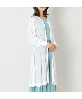 【トゥー ビー シック/TO BE CHIC】のセルロースアクリル ロングカーディガン 人気、トレンドファッション・服の通販 founy(ファニー) ファッション Fashion レディースファッション Fashion for Women トップス・カットソー Cut & Sew Tops カーディガン・羽織り Layered Style Cardigans アクリル Acrylic Material カーディガン Cardigan, Knitwear ティアード Tiered, Tiered Style ベーシック Basic, Essential ロング Long, Long-Length |ID:prp329100004558000