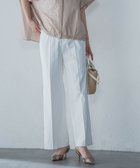 【ロートレ アモン/LAUTRE AMONT】のシェルタリングドライオックスワイドパンツ≪洗濯機で洗える≫ ホワイト|ID: prp329100004558023 ipo3291000000032693508