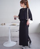【ディスコート/Discoat】の【WEB限定】リブトップススカートセットアップ ブラック|ID: prp329100004558031 ipo3291000000032221968