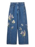 【フレイ アイディー/FRAY I.D】のフラワーエンブロイダリーデニムパンツ BLU[086]|ID: prp329100004558047 ipo3291000000032692601