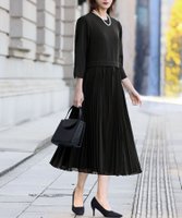 【ガール/GIRL】の【喪服・礼服】コンビプリーツワンピース ブラックフォーマル セレモニー 人気、トレンドファッション・服の通販 founy(ファニー) ファッション Fashion レディースファッション Fashion for Women ワンピース Dresses アクセサリー Fashion Accessories エレガント 上品 Elegant カーディガン Cardigan, Knitwear コンビ Combo, Combination Style シフォン Chiffon, Lightweight Fabric ジャケット Jacket, Outerwear ツイル Twist, Twisted Detail ツイード Twill, Twill Weave ドレス Dress, One-Piece ドレープ Drape, Draping Fabric フィット Fit, Slim Fit フォーマル Formal, Dressy フレア Flare, Flared プリーツ Pleats, Pleated おすすめ Recommended / Our Picks セレモニー Ceremony 入学式 Entrance Ceremony 卒業式 Graduation Ceremony 結婚式 Wedding ビジネス 仕事 通勤 Business / Work / Commuting |ID:prp329100004558053