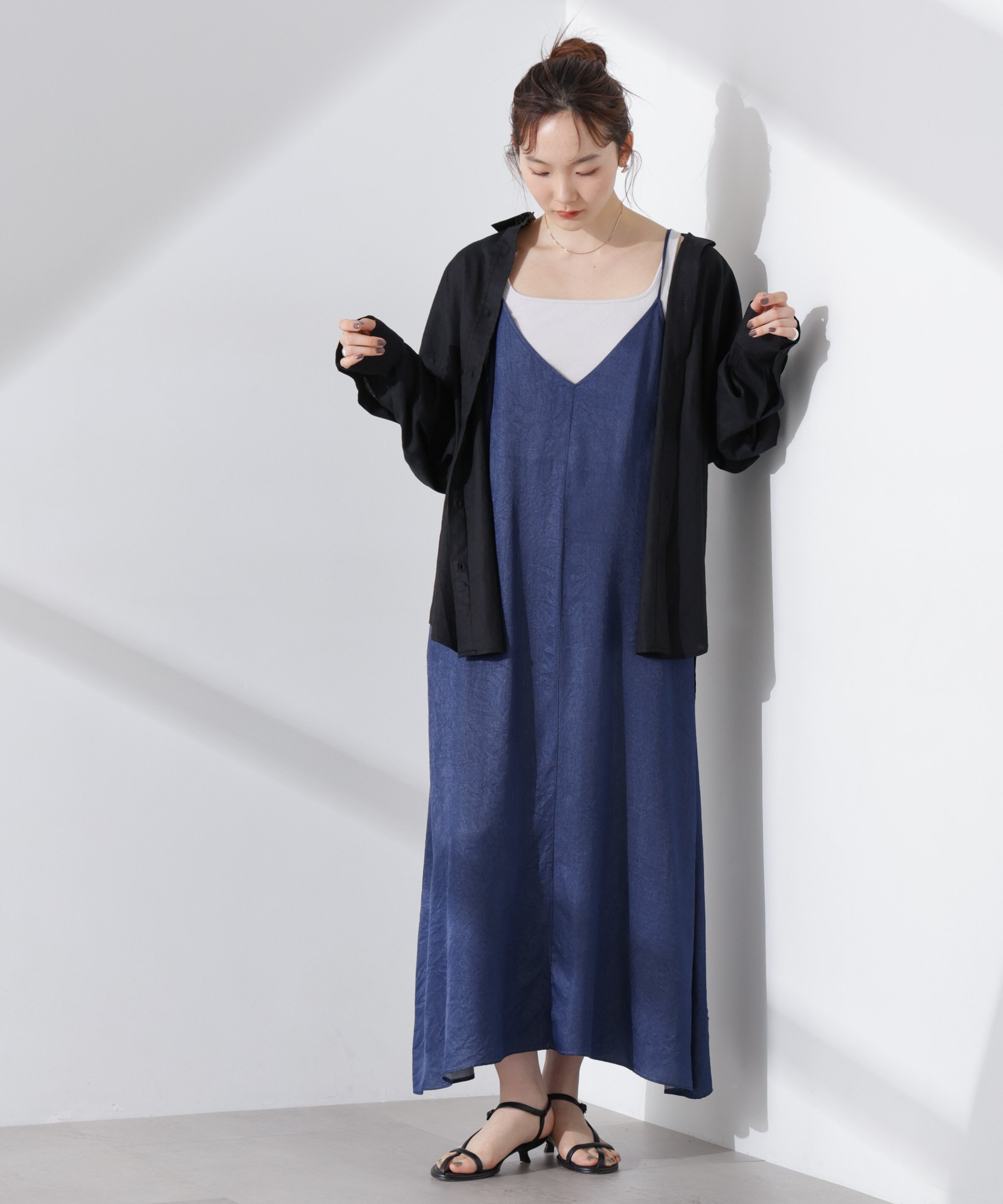 【ナノ ユニバース/nano universe】のキャミソールフレアワンピース 人気、トレンドファッション・服の通販 founy(ファニー) 　ファッション　Fashion　レディースファッション　WOMEN　ワンピース　Dress　キャミワンピース　Cami Dress　サマー　Summer　シンプル　Simple　フェミニン　Feminine　フレア　Flare　プレーン　Plane　リラックス　Relax　ロング　Long　エレガント 上品　Elegant　2025年　2025　2025春夏・S/S　Ss,Spring/Summer,2025　 other-1|ID: prp329100004558076 ipo3291000000032222509