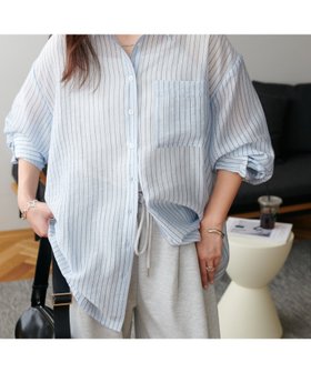 【ディスコート/Discoat】のシアーストライプシャツ《WEB限定カラーあり》 人気、トレンドファッション・服の通販 founy(ファニー) ファッション Fashion レディースファッション WOMEN トップス・カットソー Tops/Tshirt シャツ/ブラウス Shirts/Blouses ショルダー Shoulder ストライプ Stripe ドロップ Drop ポケット Pocket 夏 Summer 春 Spring S/S・春夏 Ss・Spring/Summer |ID:prp329100004558111