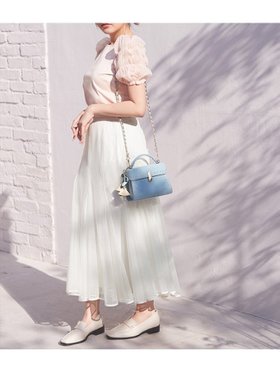 【セルフォード/CELFORD】 チュールセミマーメイドスカート人気、トレンドファッション・服の通販 founy(ファニー) ファッション Fashion レディースファッション Ladies' Fashion Online スカート Skirt サテン Satin チュール Tulle パイピング Piping マーメイド Mermaid ロング Long |ID:prp329100004558120