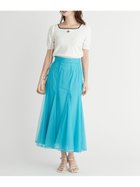 【セルフォード/CELFORD】のチュールセミマーメイドスカート 人気、トレンドファッション・服の通販 founy(ファニー) ファッション Fashion レディースファッション Ladies' Fashion Online スカート Skirt サテン Satin チュール Tulle パイピング Piping マーメイド Mermaid ロング Long thumbnail TUQ[085]|ID: prp329100004558120 ipo3291000000032604534