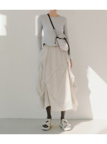 【エミ/emmi】のタック入りシアーボリュームスカート インテリア・キッズ・メンズ・レディースファッション・服の通販 founy(ファニー) https://founy.com/ ファッション Fashion レディースファッション Ladies' Fashion Online スカート Skirt おすすめ Recommend コンパクト Compact シアー Sheer タンク Tank ポケット Pocket メッシュ Mesh ランダム Random 夏 Summer 軽量 Lightweight |ID: prp329100004558126 ipo3291000000032684172