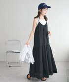 【ディスコート/Discoat】の【WEB限定】ティアードキャミワンピース ブラック|ID: prp329100004558129 ipo3291000000032223101