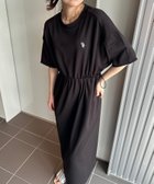 【ラナン/Ranan】の【U.S. POLO ASSN.】ドロストデザインワンピース ブラック|ID: prp329100004558140 ipo3291000000032516153