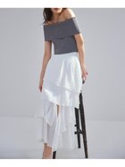 【フレイ アイディー/FRAY I.D】のセミシアーティアードスカート 人気、トレンドファッション・服の通販 founy(ファニー) 雑誌掲載アイテム Magazine Items ファッション雑誌 Fashion Magazines ビジンヒャッカ 美人百花 ファッション Fashion レディースファッション WOMEN スカート Skirt ティアードスカート Tiered Skirts 4月号 April Issue エレガント 上品 Elegant シアー Sheer スリット Slit ティアードスカート Tiered Skirt 切替 Switching 雑誌 Magazine thumbnail WHT[001]|ID: prp329100004558145 ipo3291000000032223234