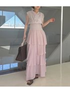 【フレイ アイディー/FRAY I.D】のセミシアーティアードスカート 人気、トレンドファッション・服の通販 founy(ファニー) 雑誌掲載アイテム Magazine Items ファッション雑誌 Fashion Magazines ビジンヒャッカ 美人百花 ファッション Fashion レディースファッション WOMEN スカート Skirt ティアードスカート Tiered Skirts 4月号 April Issue エレガント 上品 Elegant シアー Sheer スリット Slit ティアードスカート Tiered Skirt 切替 Switching 雑誌 Magazine thumbnail PNK[066]|ID: prp329100004558145 ipo3291000000032223235