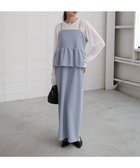 【バブ ブージュルード/Bab Bou Jeloud】の【低身長向けサイズあり】イージージョーゼットペプラムキャミワンピース BLUE|ID: prp329100004558166 ipo3291000000032223473