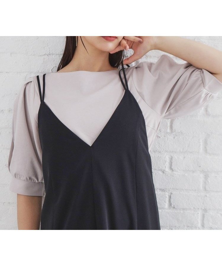 【インデックス/INDEX】の麻調キャミワンピース【洗濯機洗い可/防シワ】 人気、トレンドファッション・服の通販 founy(ファニー) 　ファッション　Fashion　レディースファッション　WOMEN　ワンピース　Dress　キャミワンピース　No Sleeve Dresses　キャミワンピース　Cami Dress　ストレッチ　Stretch　エレガント 上品　Elegant　 other-1|ID: prp329100004558169 ipo3291000000032223514