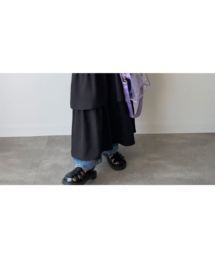 【ジュノア/JUNOAH】のティアードフリルキャミワンピース インテリア・キッズ・メンズ・レディースファッション・服の通販 founy(ファニー) https://founy.com/ ファッション Fashion レディースファッション WOMEN ワンピース Dress キャミワンピース No Sleeve Dresses |ID: prp329100004558172 ipo3291000000032223590