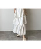 【ジュノア/JUNOAH】のティアードフリルキャミワンピース ホワイト|ID: prp329100004558172 ipo3291000000032223595