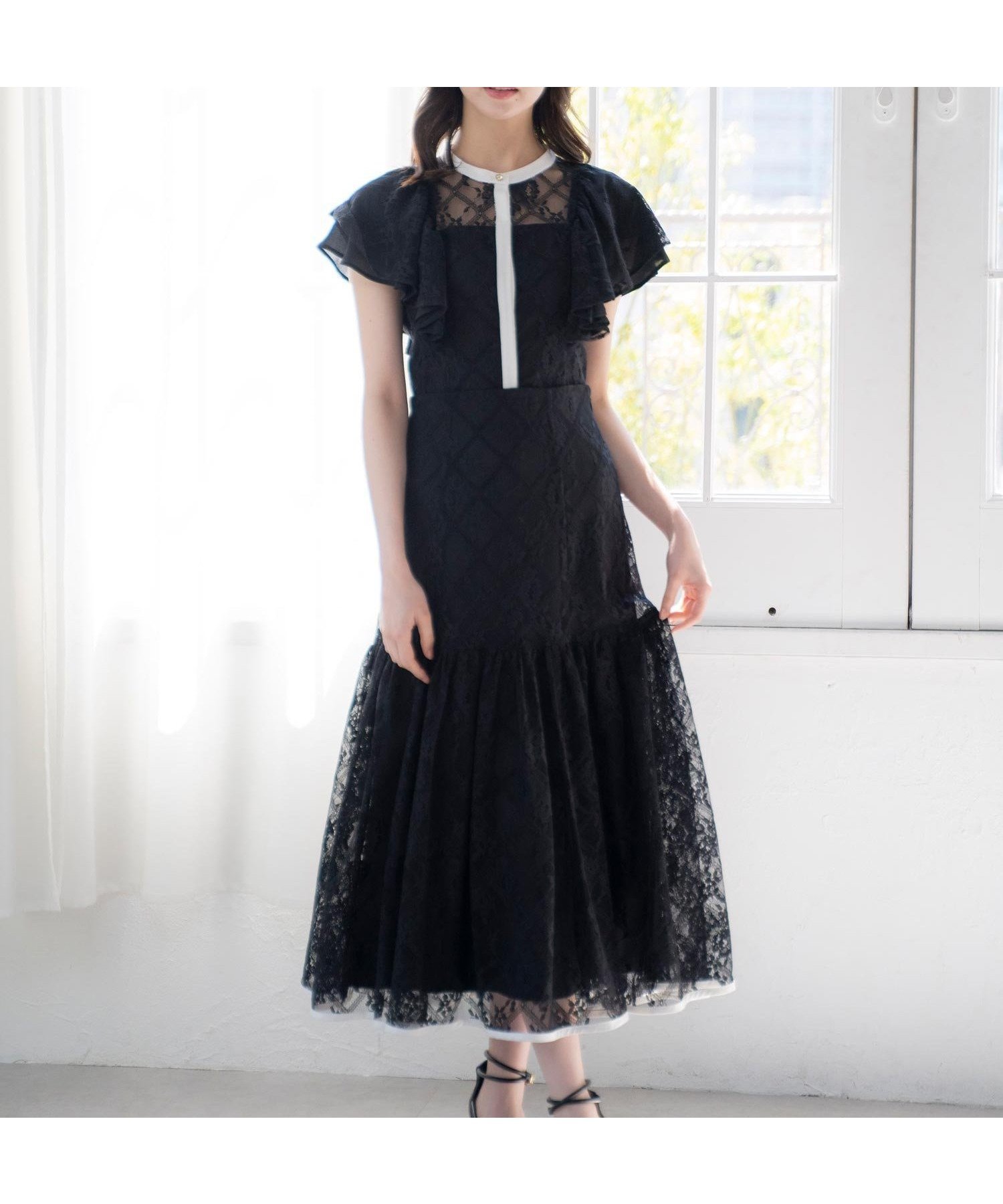 【ノエラ/Noela】の配色チェックレーススカート 人気、トレンドファッション・服の通販 founy(ファニー) 　ファッション　Fashion　レディースファッション　Fashion for Women　スカート　Skirts　おすすめ　Recommended / Our Picks　セットアップ　Set-Up, Coordinated Outfit　チェック　Check, Plaid, Tartan　トレンド　Trend, Trending Now　ポケット　Pocket, Pocket Detail　レース　Lace, Lace Fabric　無地　Plain, Solid Color　 other-1|ID: prp329100004558202 ipo3291000000032750872
