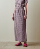 【ビューティ&ユース ユナイテッドアローズ/BEAUTY&YOUTH / UNITED ARROWS】のSteven Alan クレープ チェック イージー ロングスカート LILAC|ID: prp329100004558219 ipo3291000000032738118