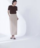 【ナチュラル ビューティー ベーシック/NATURAL BEAUTY BASIC】のリネンライクアウトポケットスカート ベージュ|ID: prp329100004558226 ipo3291000000032669655