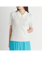 【セルフォード/CELFORD】のカリグラフィー刺繍衿付きニットプルオーバー 人気、トレンドファッション・服の通販 founy(ファニー) ファッション Fashion レディースファッション Fashion for Women トップス・カットソー Cut & Sew Tops ニット Knit Tops & Sweaters カジュアルプルオーバー・ニットトップス Pullovers & Knit Tops / Casual Pullovers アイレット Eyelet Lace ワンポイント One Point, Statement Accent エレガント 上品 Elegant 定番 Standard, Basic Item thumbnail BORDER[933]|ID: prp329100004558227 ipo3291000000033389060