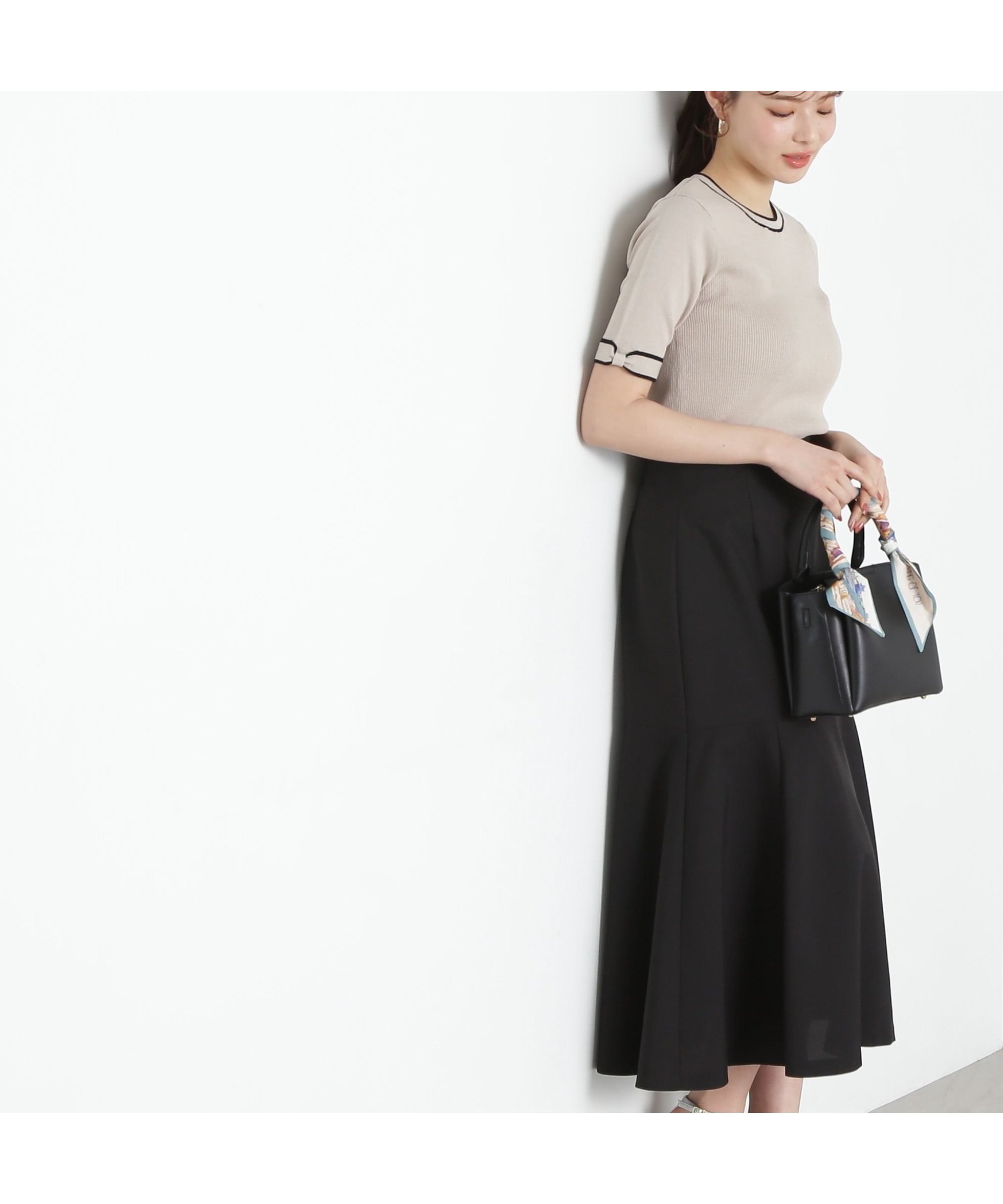 【プロポーション ボディドレッシング/PROPORTION BODY DRESSING】のマーメイドスカート インテリア・キッズ・メンズ・レディースファッション・服の通販 founy(ファニー) 　ファッション　Fashion　レディースファッション　Fashion for Women　スカート　Skirts　シンプル　Simple, Minimal　フレア　Flare, Flared　マーメイド　Mermaid, Fishtail Silhouette　夏　Summer　ブラック|ID: prp329100004558242 ipo3291000000032747891