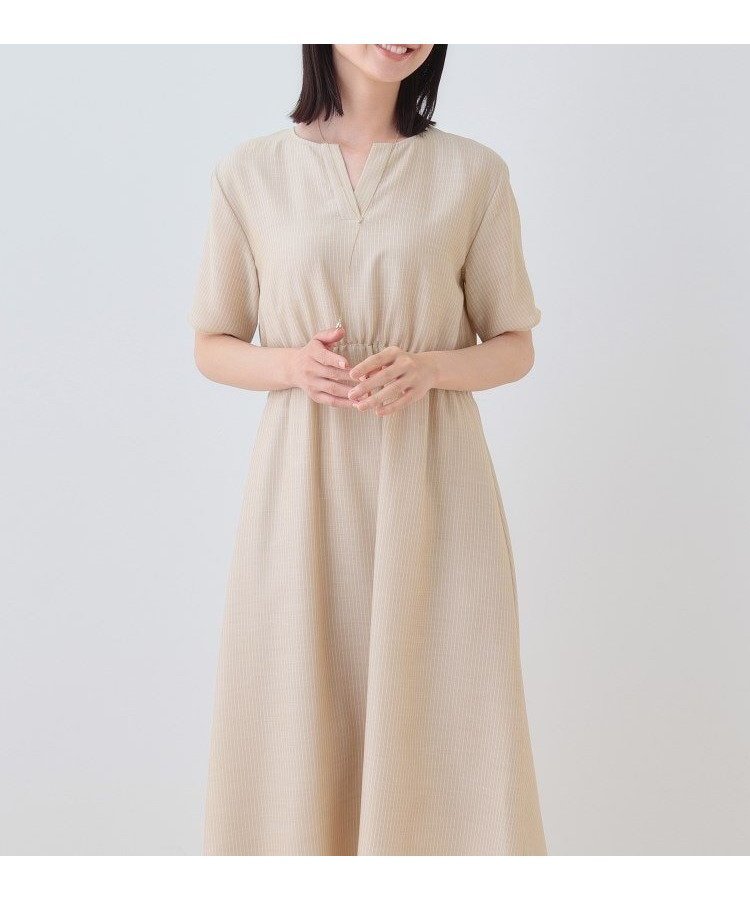 【インディヴィ/INDIVI】の【洗える/エアリー】ハイウエストワンピース 人気、トレンドファッション・服の通販 founy(ファニー) 　ファッション　Fashion　レディースファッション　Ladies' Fashion Online　ワンピース　Dress　エアリー　Airy　洗える　Washable　カーディガン　Cardigan　ギャザー　Gather　シアー　Sheer　ジャケット　Jacket　ストライプ　Stripe　セットアップ　Set Up　トレンド　Trend　人気　Popularity　ブルゾン　Blouson　ポケット　Pocket　夏　Summer　ビジネス 仕事 通勤　Business　 other-1|ID: prp329100004558252 ipo3291000000032688623