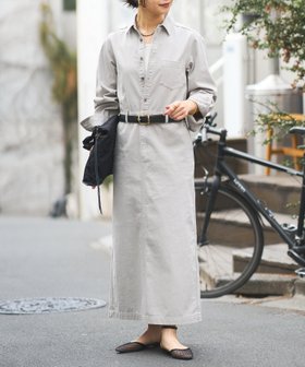 【リヴドロワ/RIVE DROITE】の【MONN×Yoshiiiiii】デニムシャツワンピース 人気、トレンドファッション・服の通販 founy(ファニー) ファッション Fashion レディースファッション WOMEN ワンピース Dress シャツワンピース Shirt Dresses デニム Denim ロング Long 人気 Popularity |ID:prp329100004558258