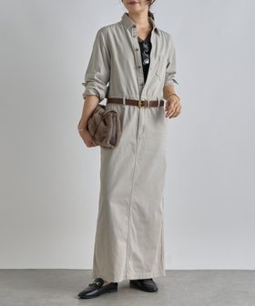 【リヴドロワ/RIVE DROITE】の【MONN×Yoshiiiiii】デニムシャツワンピース 人気、トレンドファッション・服の通販 founy(ファニー) ファッション Fashion レディースファッション Fashion for Women ワンピース Dresses シャツワンピース / 1枚で着映えコーデ Shirt Dresses デニム Denim, Jeans Material ロング Long, Long-Length 人気 Popular, Best Seller |ID:prp329100004558258