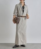 【リヴドロワ/RIVE DROITE】の【MONN×Yoshiiiiii】デニムシャツワンピース 人気、トレンドファッション・服の通販 founy(ファニー) ファッション Fashion レディースファッション Fashion for Women ワンピース Dresses シャツワンピース / 1枚で着映えコーデ Shirt Dresses デニム Denim, Jeans Material ロング Long, Long-Length 人気 Popular, Best Seller thumbnail ライトグレー|ID: prp329100004558258 ipo3291000000033185894