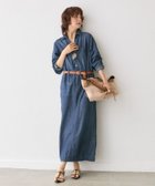 【リヴドロワ/RIVE DROITE】の【MONN×Yoshiiiiii】デニムシャツワンピース 人気、トレンドファッション・服の通販 founy(ファニー) ファッション Fashion レディースファッション Fashion for Women ワンピース Dresses シャツワンピース / 1枚で着映えコーデ Shirt Dresses デニム Denim, Jeans Material ロング Long, Long-Length 人気 Popular, Best Seller thumbnail ネイビー|ID: prp329100004558258 ipo3291000000033185898