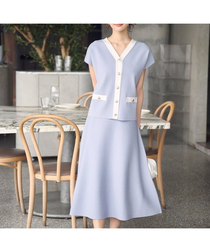 【プロポーション ボディドレッシング/PROPORTION BODY DRESSING】のニットベストセットアップ インテリア・キッズ・メンズ・レディースファッション・服の通販 founy(ファニー) https://founy.com/ ファッション Fashion レディースファッション WOMEN アウター Coat Outerwear トップス・カットソー Tops/Tshirt ニット Knit Tops ベスト/ジレ Gilets/Vests ベスト Vest ベーシック Basic ボトム Bottom |ID: prp329100004558280 ipo3291000000032300347