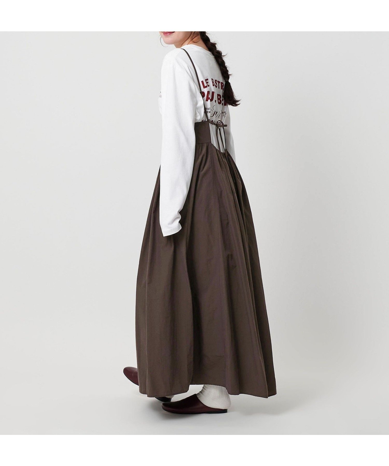 【ビューティ&ユース ユナイテッドアローズ/BEAUTY&YOUTH / UNITED ARROWS】のナイロンコットン バックホール キャミワンピース -2WAY- インテリア・キッズ・メンズ・レディースファッション・服の通販 founy(ファニー) 　ファッション　Fashion　レディースファッション　Fashion for Women　ワンピース　Dresses　キャミソールワンピース　Camisole Dresses　春　Spring　ガーリー　Girly, Feminine Style　キャミワンピース　Cami Dress, Slip Dress　ギャザー　Gathered, Ruffled　コンパクト　Compact, Small Size　サンダル　Sandals, Summer Shoes　シューズ　Shoes, Footwear　スニーカー　Sneakers, Trainers　タンク　Tank Top, Sleeveless Top　定番　Standard, Basic Item　フェミニン　Feminine, Girly　フラット　Flat, Flat Shoes　ポケット　Pocket, Pocket Detail　ラップ　Wrap, Wrap Design　S/S・春夏　SS, Spring/Summer, Warm Season　おすすめ　Recommended / Our Picks　夏　Summer　DK.BROWN|ID: prp329100004558287 ipo3291000000034073405