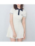 【リリーブラウン/Lily Brown】のポロニットミニワンピース IVR[003]|ID:prp329100004558311