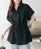 【ディスコート/Discoat】の【5色展開/体型カバー】チュニックシャツ《WEB限定カラーあり》 ブラック|ID: prp329100004558312 ipo3291000000032224977