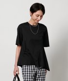 【ユナイテッドアローズ/UNITED ARROWS】のイレギュラーヘム ショートスリーブ カットソー 人気、トレンドファッション・服の通販 founy(ファニー) ファッション Fashion レディースファッション Fashion for Women トップス・カットソー Cut & Sew Tops カットソー・ベーシックTシャツ Cut-and-Sewn Tops / Stretch Tees & Basics おすすめ Recommended / Our Picks イレギュラーヘム Irregular Hem カットソー Cut and Sewn Top シアー Sheer, See-Through ショート Short, Short Length シンプル Simple, Minimal スリーブ Sleeve, Long Sleeve / Short Sleeve フェミニン Feminine, Girly ヘムライン Hemline, Bottom Cut ワイド Wide, Wide Fit thumbnail BLACK|ID: prp329100004558327 ipo3291000000033015632