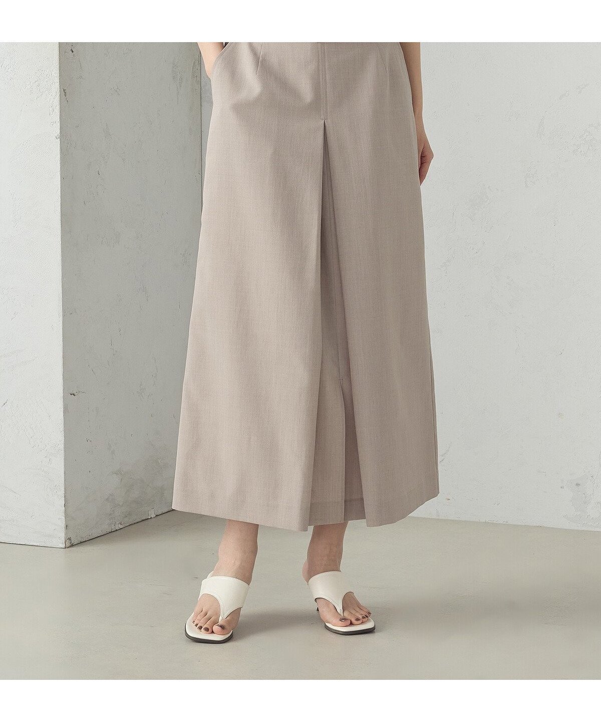 【コムサイズム/COMME CA ISM】の【セットアップ対応】ベルテッドタックスカート 人気、トレンドファッション・服の通販 founy(ファニー) 　ファッション　Fashion　レディースファッション　WOMEN　セットアップ　Setup　スカート　Skirt　クラシック　Classic　ジャケット　Jacket　スリット　Slit　セットアップ　Set Up　センター　Center　ポケット　Pocket　 other-1|ID: prp329100004558331 ipo3291000000032302994