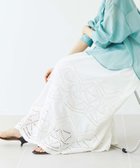 【ルクールブラン/le.coeur blanc】の《手洗い可能》カットワークレースギャザースカート オフ|ID: prp329100004558354 ipo3291000000032367998