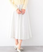 【ミッシュマッシュ/MISCH MASCH】の2025春夏新作 配色ステッチフレアスカート/MM517203 ホワイトブラック|ID: prp329100004558379 ipo3291000000032367166
