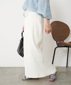 【チャオパニックティピー/CIAOPANIC TYPY】の【夏でも快適】-3キロ見えすっきりシルエットリブスカート ホワイト|ID: prp329100004558385 ipo3291000000032656335