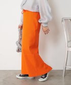 【チャオパニックティピー/CIAOPANIC TYPY】の【夏でも快適】-3キロ見えすっきりシルエットリブスカート オレンジ|ID: prp329100004558385 ipo3291000000032656340