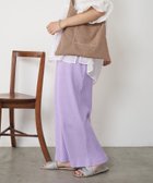 【チャオパニックティピー/CIAOPANIC TYPY】の【夏でも快適】-3キロ見えすっきりシルエットリブスカート パープルその他1|ID: prp329100004558385 ipo3291000000032656352