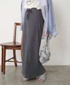 【チャオパニックティピー/CIAOPANIC TYPY】の【夏でも快適】-3キロ見えすっきりシルエットリブスカート ダークグレー|ID: prp329100004558385 ipo3291000000032656362