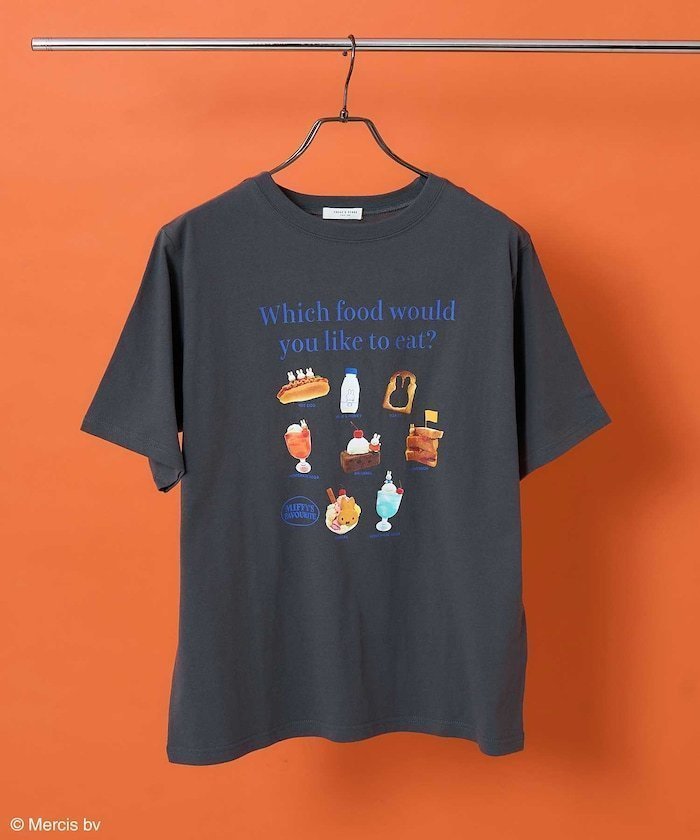【フリークスストア/FREAK'S STORE】のmiffy フードプリントTシャツ 25SS インテリア・キッズ・メンズ・レディースファッション・服の通販 founy(ファニー) 　ファッション　Fashion　レディースファッション　Fashion for Women　トップス・カットソー　Cut & Sew Tops　シャツ・ブラウス・オフィスカジュアル　Elegant Blouses & Button-Ups　ロングTシャツ・Tシャツ　Longline T-Shirts & Tees　2025年　2025　2025春夏・S/S　Spring/Summer 2025 SS25　イラスト　Illustration　スペシャル　Special, Limited Edition　プリント　Print, Printed Pattern　夏　Summer　S/S・春夏　SS, Spring/Summer, Warm Season　チャコールグレー|ID: prp329100004558422 ipo3291000000033794732