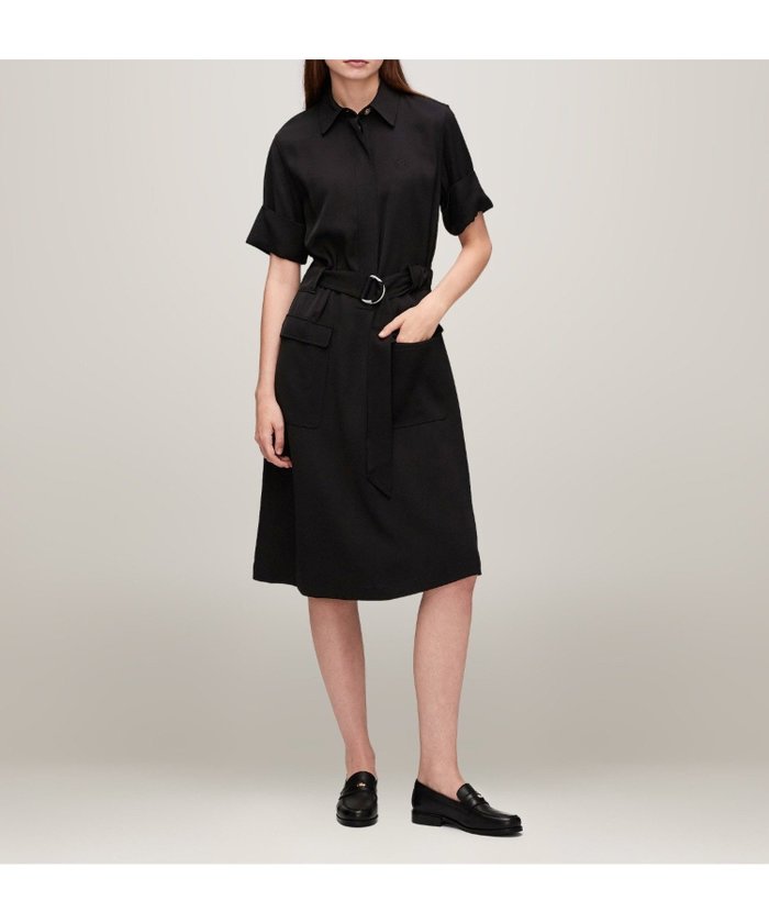 【トミーヒルフィガー/TOMMY HILFIGER】のTOMMY HILFIGER(トミーヒルフィガー) ユーティリティミディシャツワンピース インテリア・キッズ・メンズ・レディースファッション・服の通販 founy(ファニー) https://founy.com/ ファッション Fashion レディースファッション WOMEN ワンピース Dress シャツワンピース Shirt Dresses フラップ Flap ポケット Pocket ミリタリー Military |ID: prp329100004558436 ipo3291000000032226364