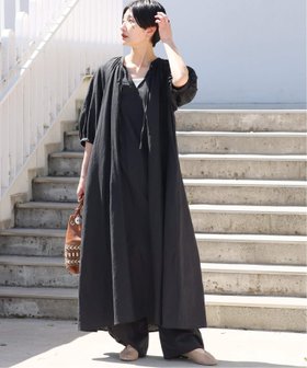 【ジャーナルスタンダード レリューム/JOURNAL STANDARD relume】のリネンコットンラグランギャザーワンピース 人気、トレンドファッション・服の通販 founy(ファニー) ファッション Fashion レディースファッション WOMEN ワンピース Dress 2025年 2025 2025春夏・S/S Ss,Spring/Summer,2025 バランス Balance リネン Linen 人気 Popularity |ID:prp329100004558453